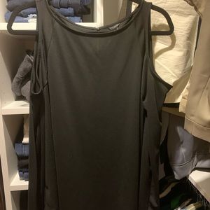 Black Cold Shoulder top
